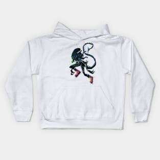 Blading Alien! Kids Hoodie